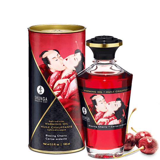 Aceite masaje comestible calor - Imagen 3