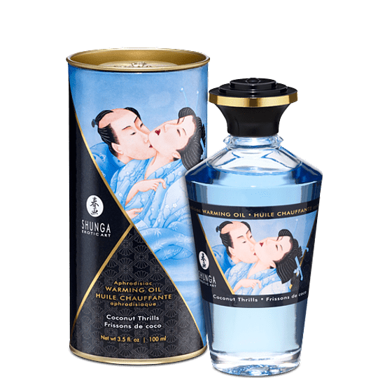 Aceite masaje comestible calor - Imagen 5